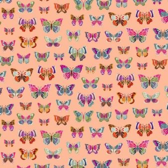 Makower Luxe Butterflies Fabric