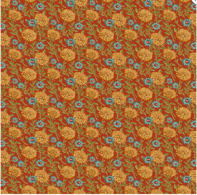 Woodland Bloom Autumn Woods Fabric | Makower