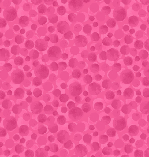 Bumbleberries Carnival Pink Fabric | Lewis & Irene