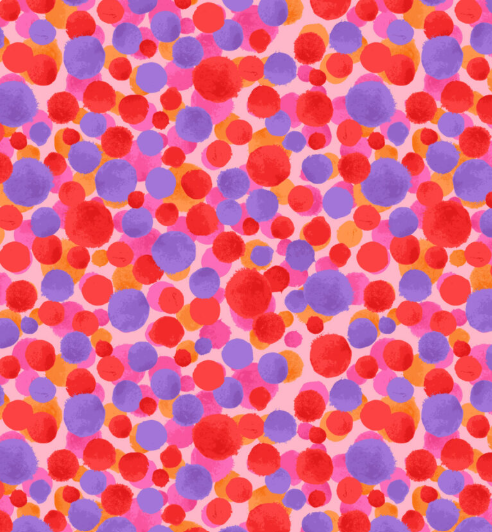 Bumbleberries Joyful Multi Fabric | Lewis & Irene