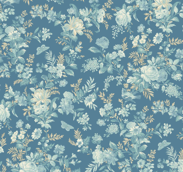 Bird Floral Sewing Bird Fabric | Andover Fabrics