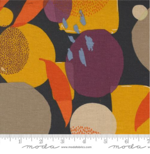 Urban Whispers Mingle Navy 11650 21L Mingle Navy Urban Whisper Mochi Linen Fabric | Moda